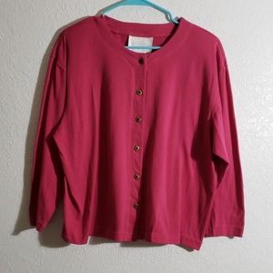 Katelyn Rose Large pink rose cardigan